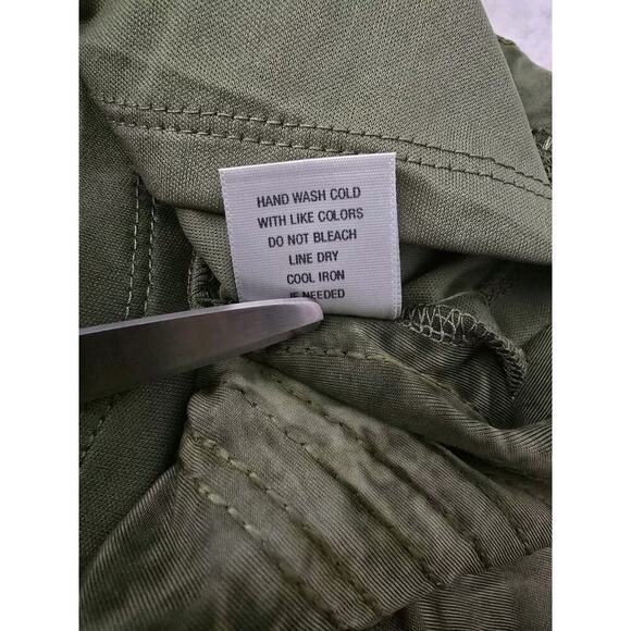 Dressbarn Moss Green Sequin Embroidered Fitted Stretch Tank Top Size L Fairy Y2K - Picture 7 of 9